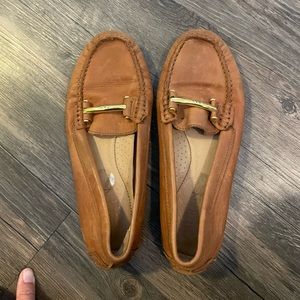 Brown Ralph Lauren flats